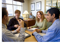 ?If I were choosing a consultant, I?d want a sense of what that person is like to work with.  For that reason, I asked clients and colleagues with whom I?ve collaborated to be photographed for this site. The dynamics you see are real, and representative of what it to like to work with me.?